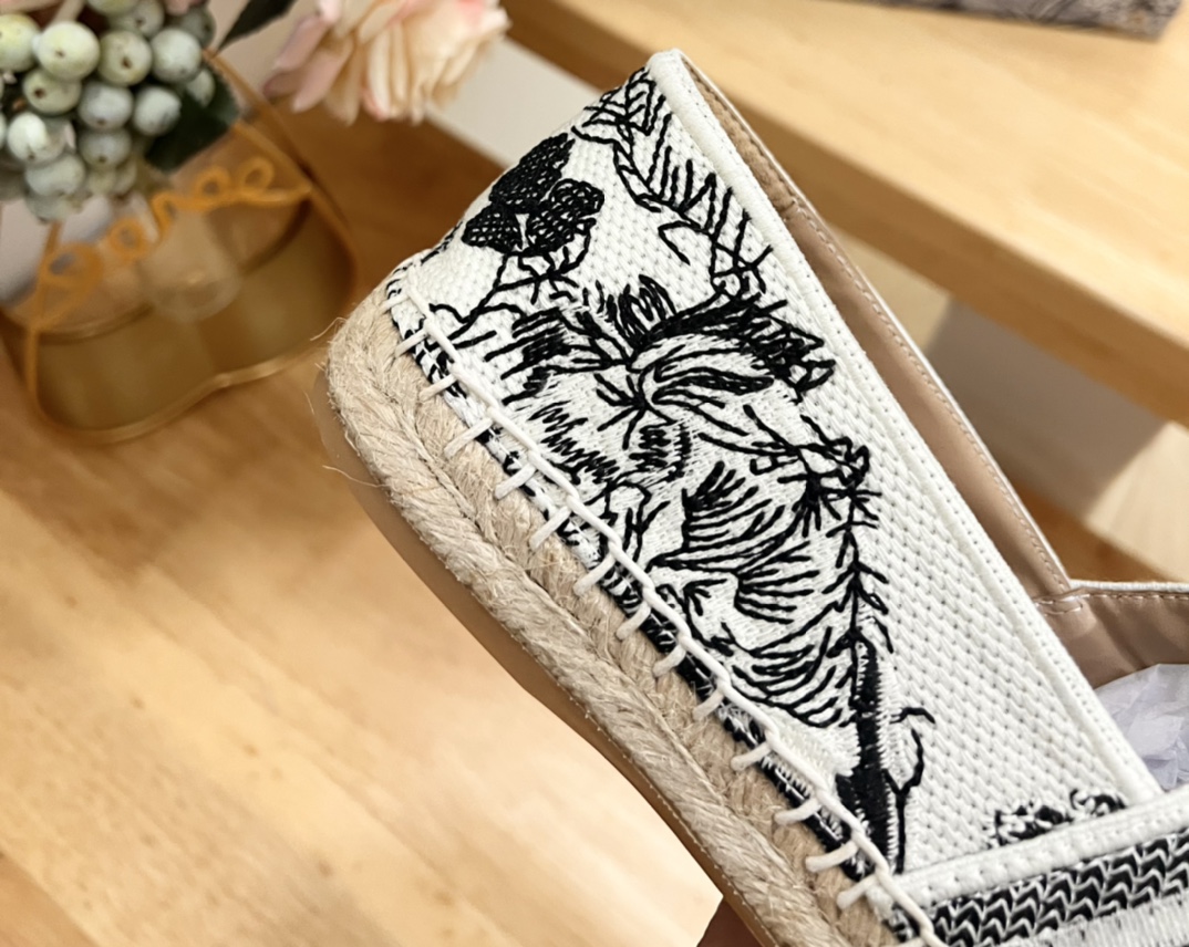 D*or oblique espadrilles