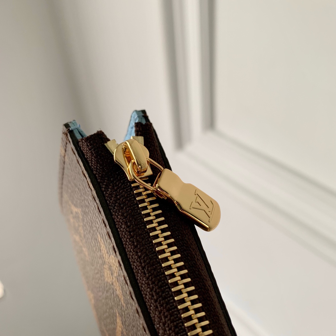 l0*is V*t0n noa wallet-(blue inside)n40632-11x7x1.5cm