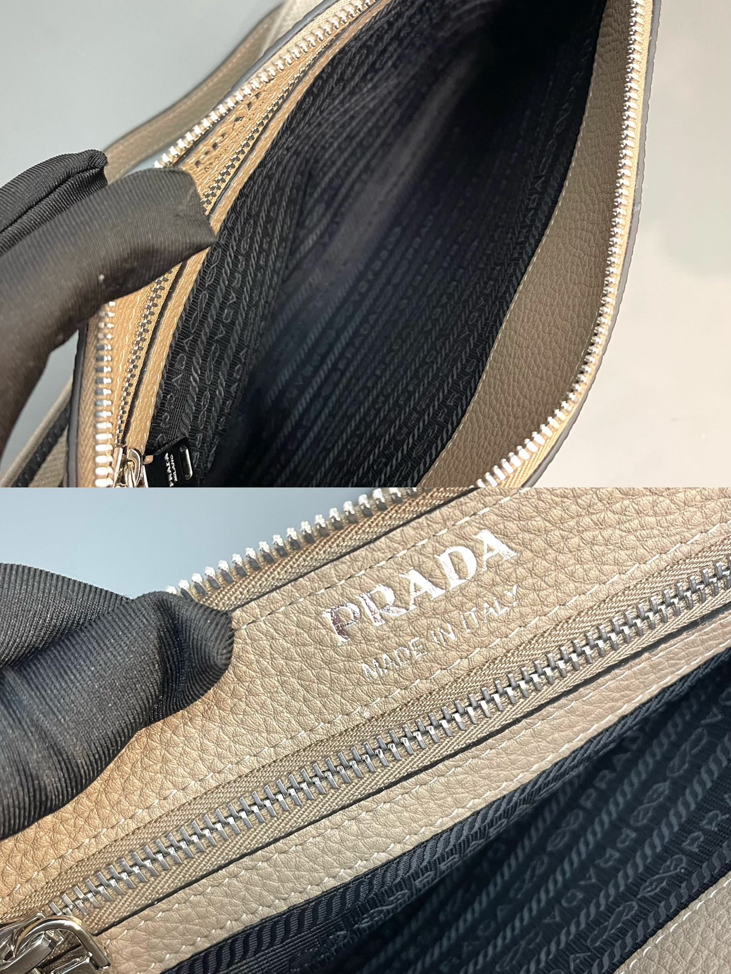 Pra*a 1bh050 double-strap backpack bag-30*19.5cm