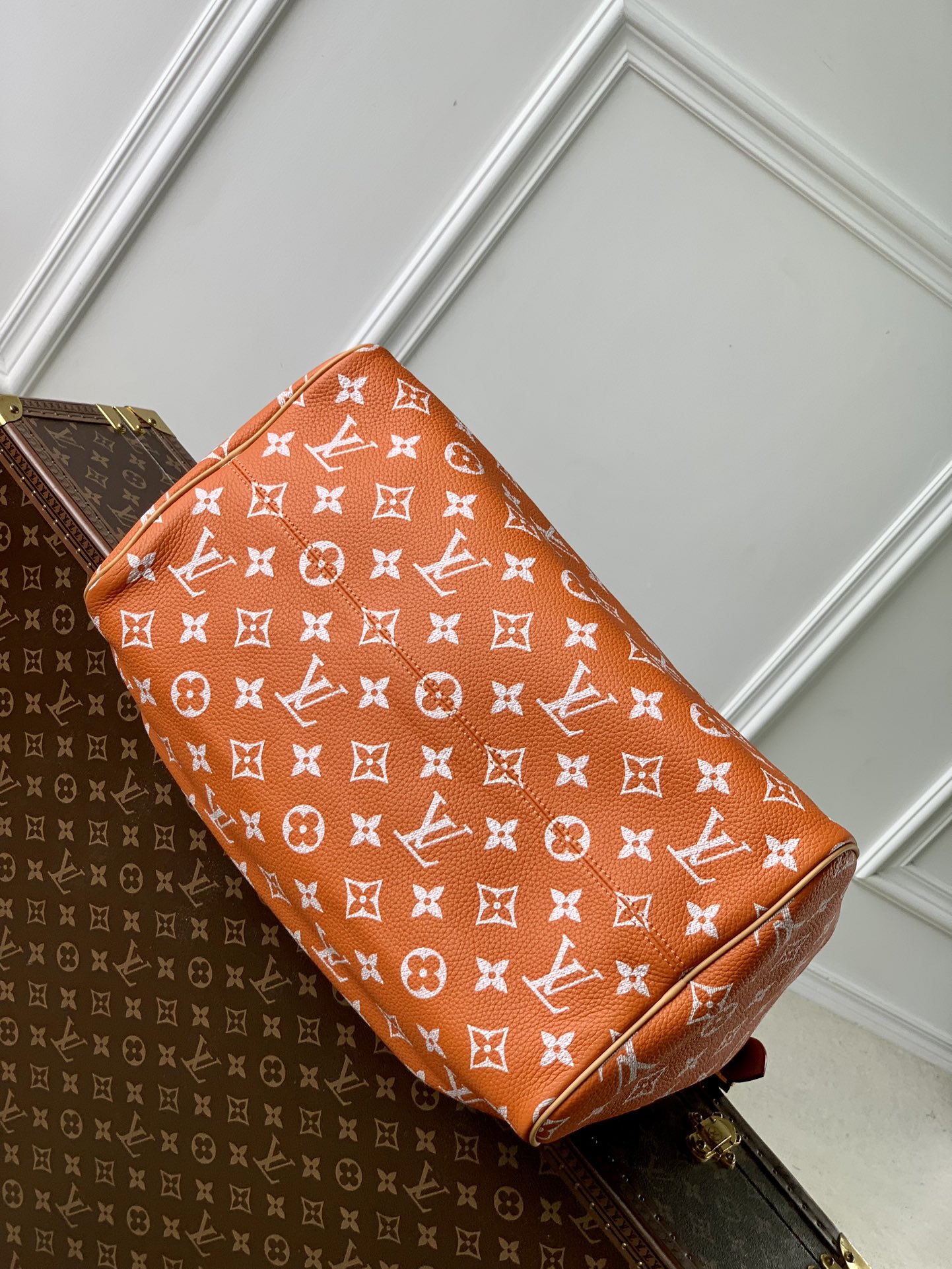 l0*is V*t0n speedy p9 bandoulière 40 monogram leather -40 x 26 x 23cm