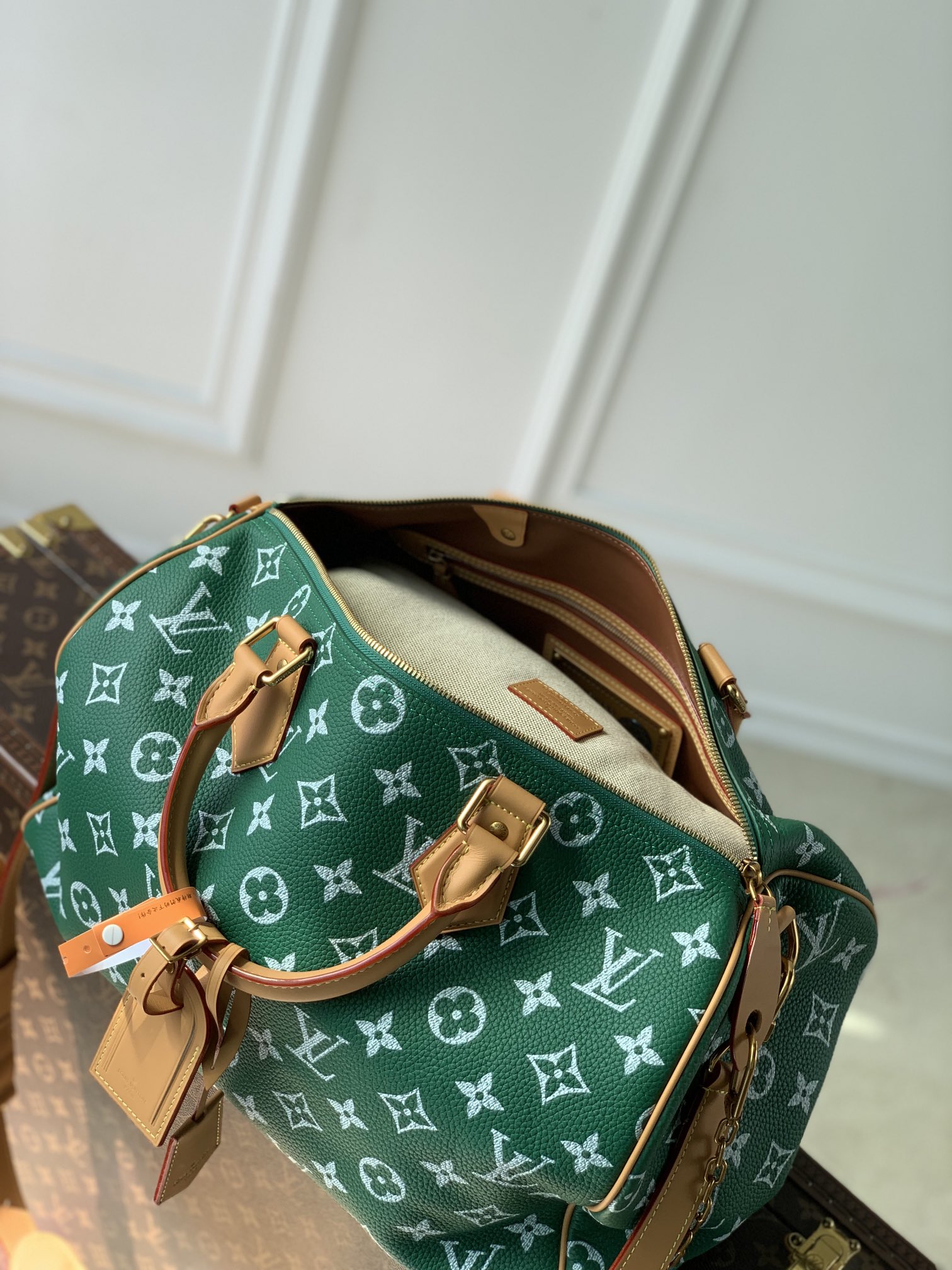 l0*is V*t0n speedy p9 bandoulière 40 monogram leather -40 x 26 x 23cm