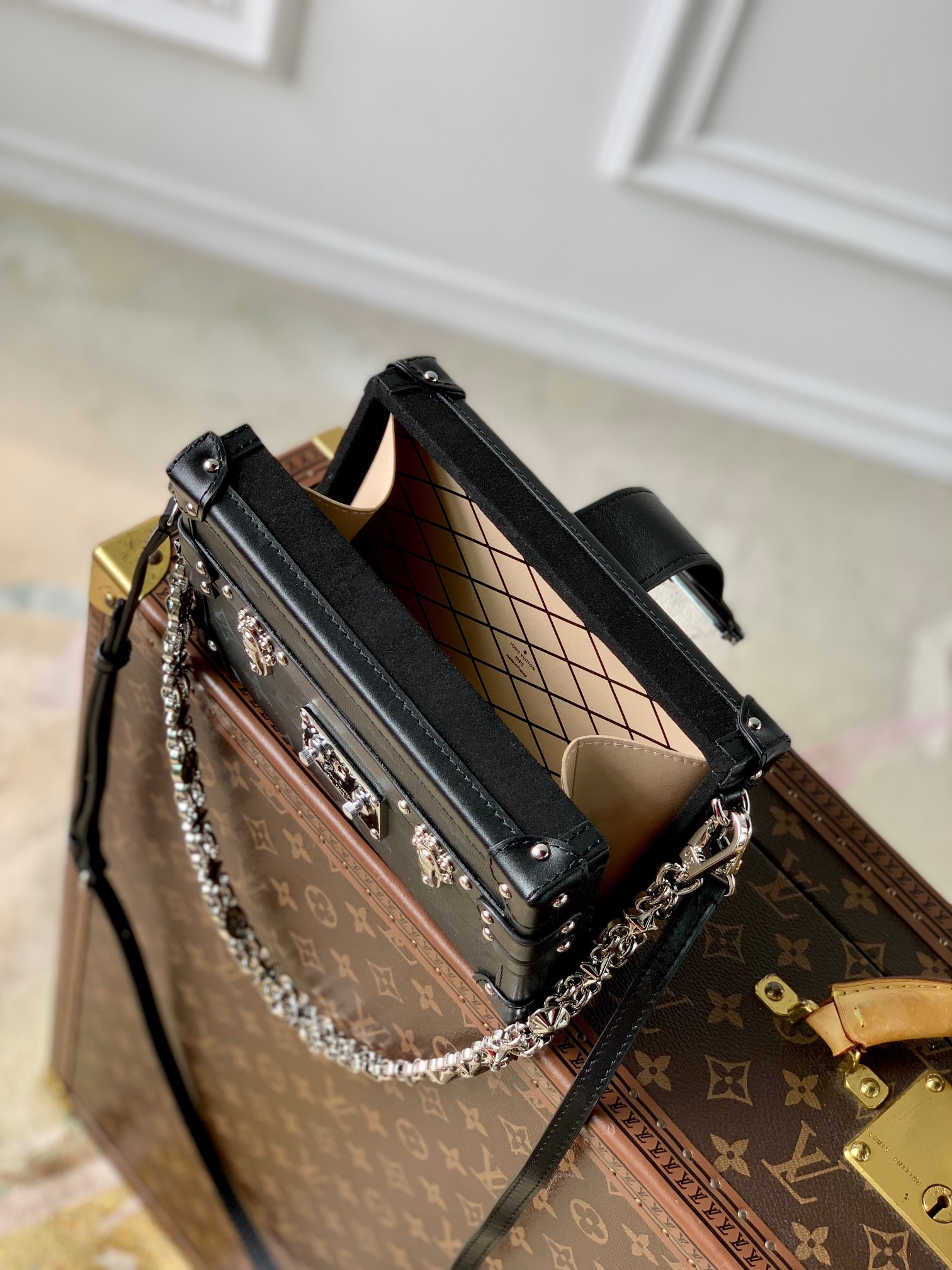 l0*is V*t0n petite malle handbags-m22895-20 x 12.5 x 6cm