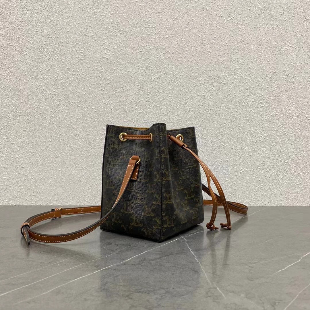Ce**e bucket bag-13.5x17.5x11cm