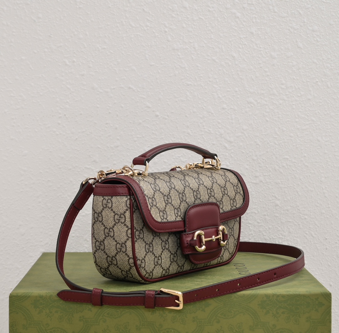G*u*i horsebit 1955 bag-22.5*12.5*5.5cm