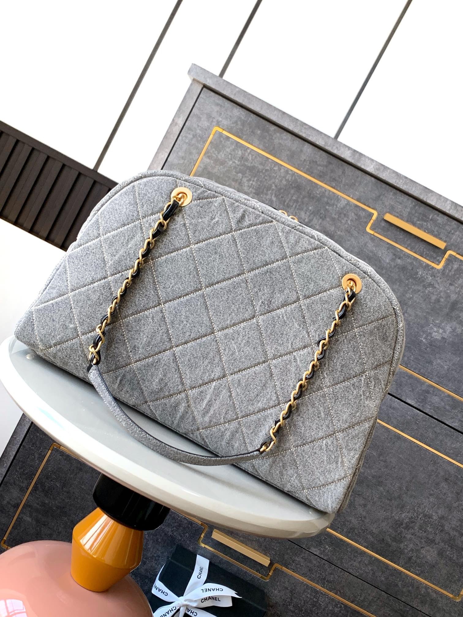 Ch@nel Maxi Bowling Bag-40*29*15CM