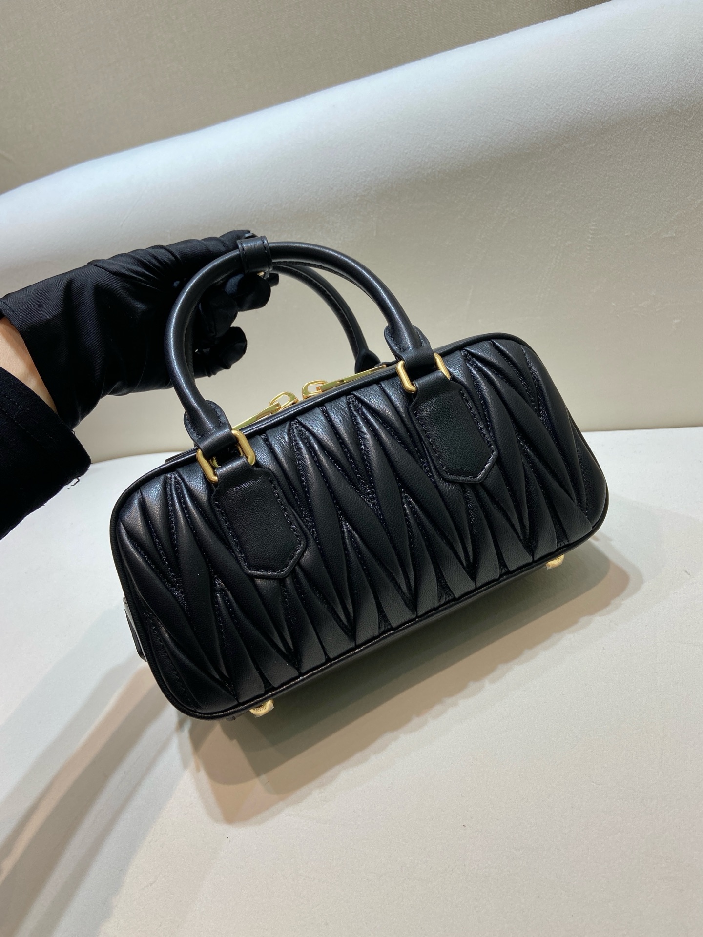 M1um1u vintage rectangular bag-23*12*8cm
