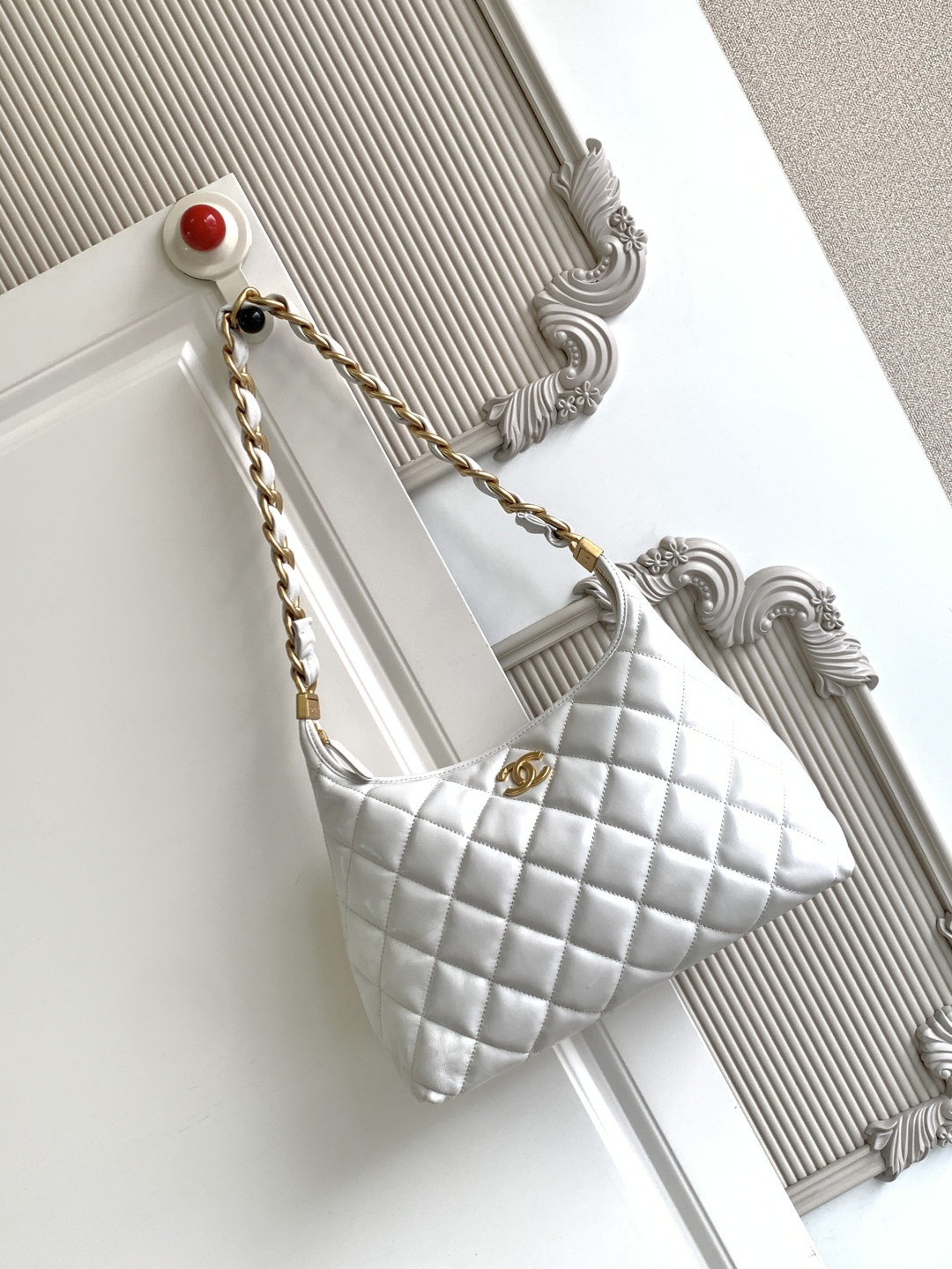 Ch@nel 2025SS Hobo Bag-32x30x12CM
