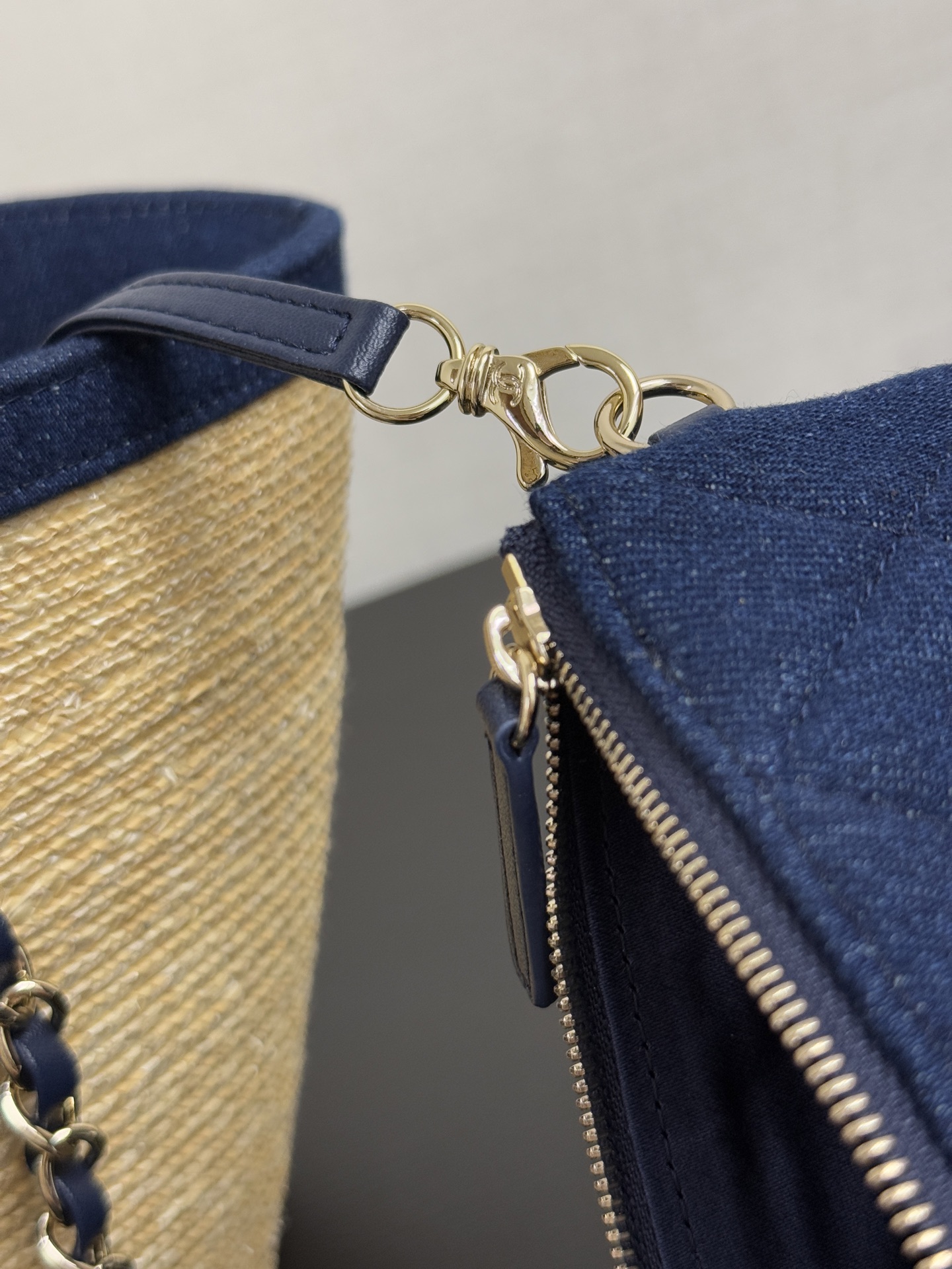 Ch@nel Small Shopping Tote Bag-34*17*12.5CM