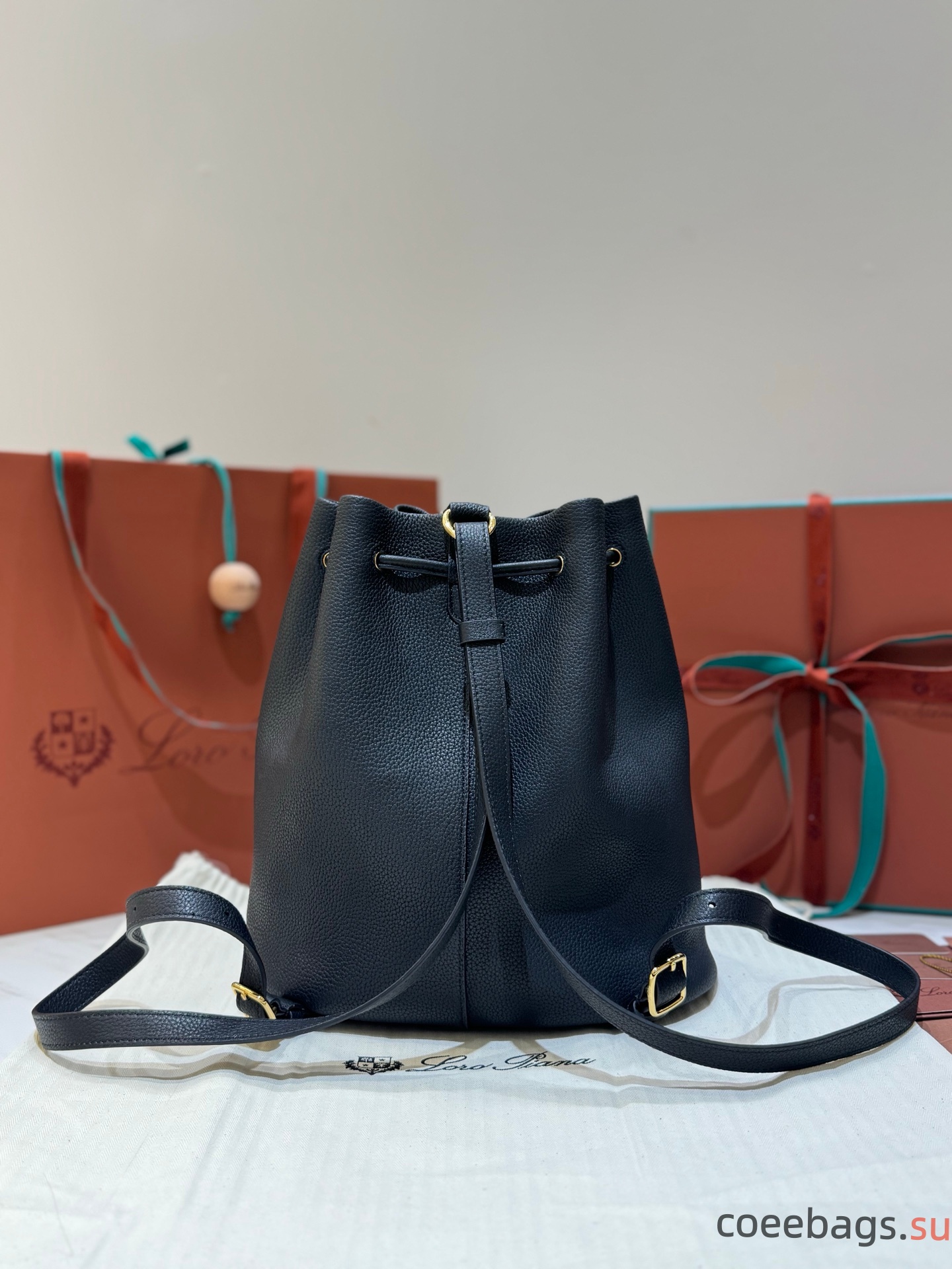 L0r0 P1ana Extra Drawstring L27 Backpack-25x 27x14CM