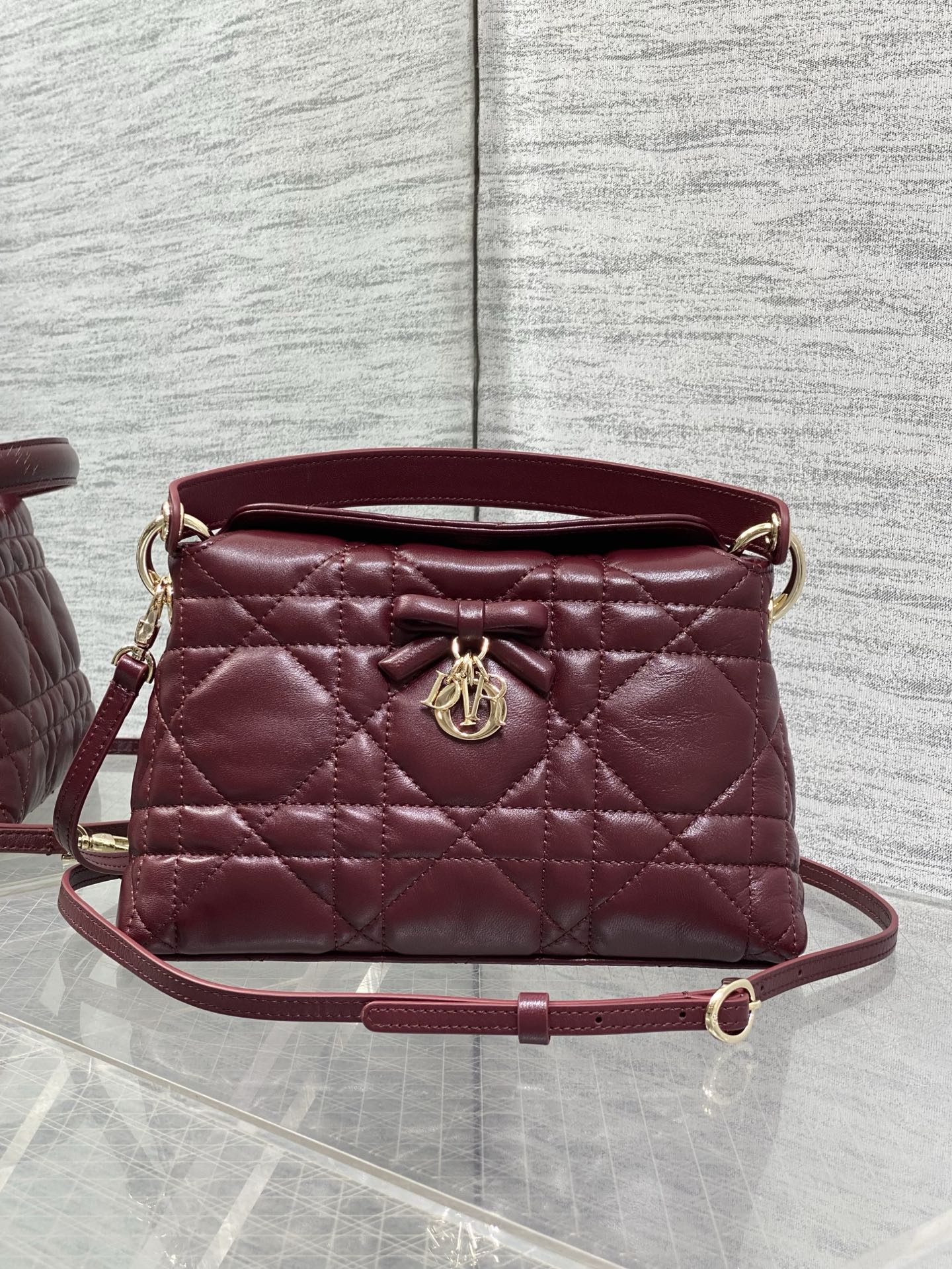Di*or Top Handle Bag-22.5*9*13CM