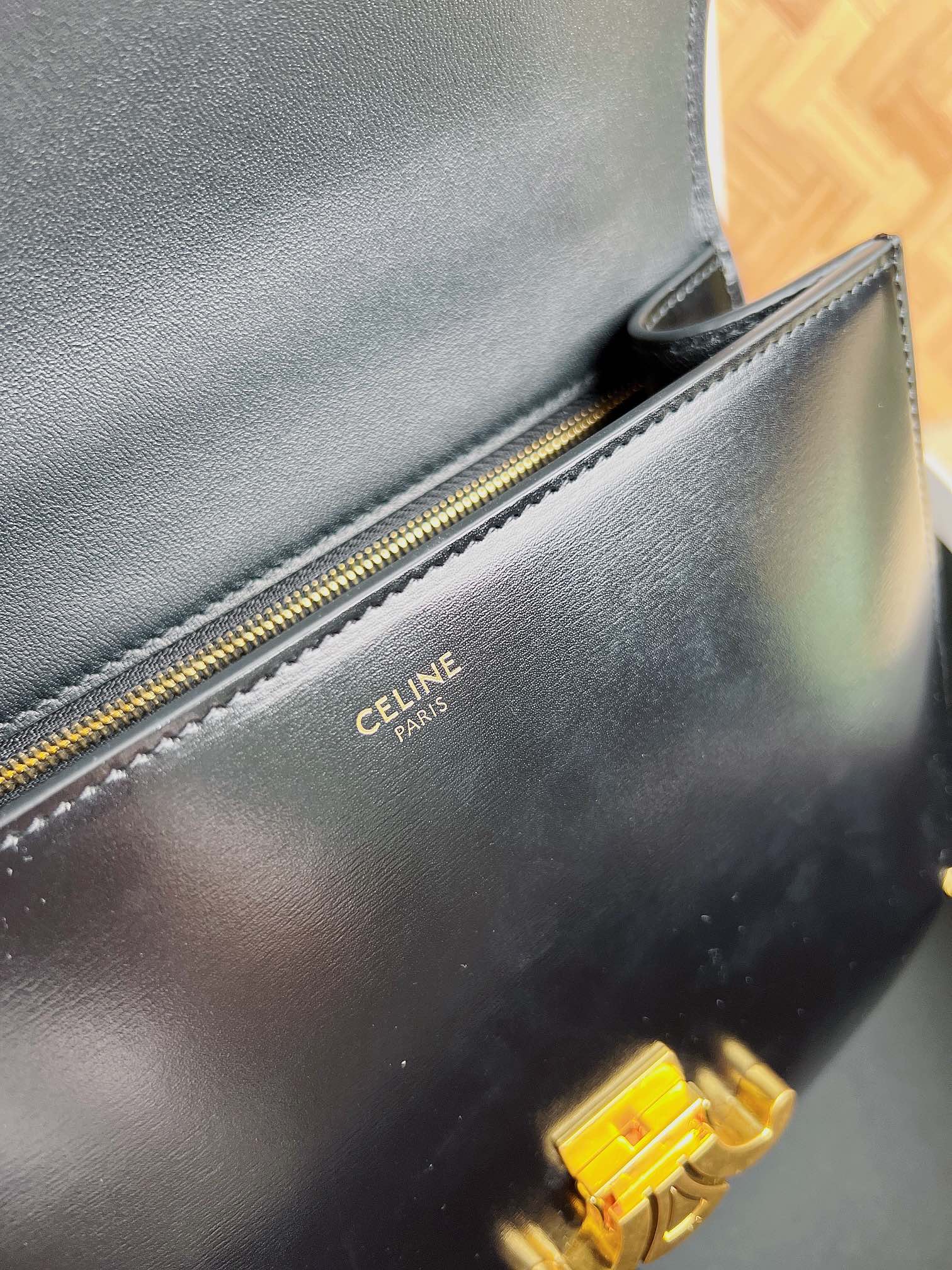 Ce**e triomphe chain square bag-24.5*17*4cm