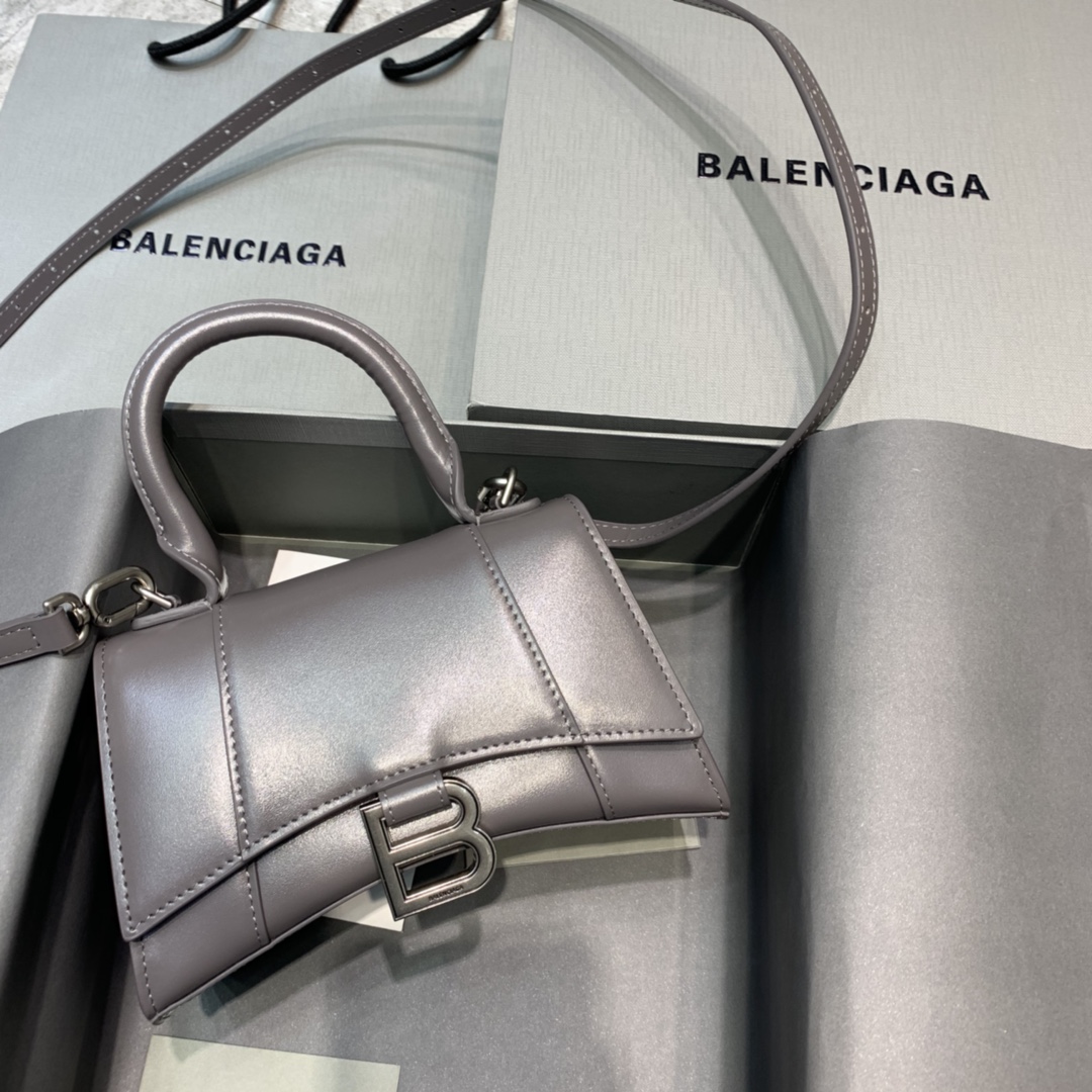 Ba*len*cia*ga small hourglass bag-13*8*19cm